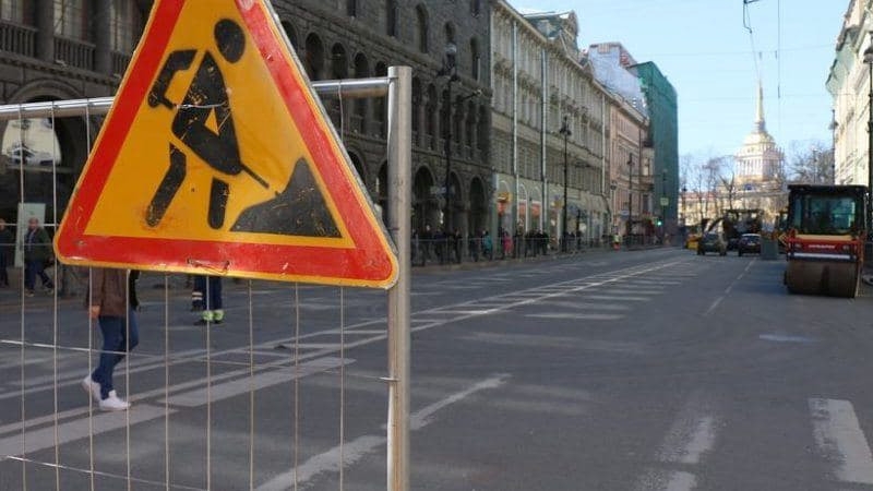 На Рябовском шоссе завершены основные ремонтные работы