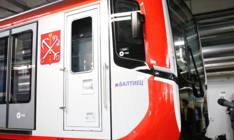 В петербургском метро начались испытания поезда нового поколения "Балтиец"