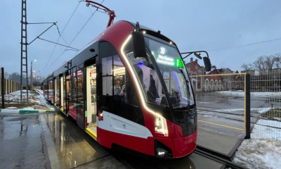 В Петербурге представили новую модель трамвая "Невский"