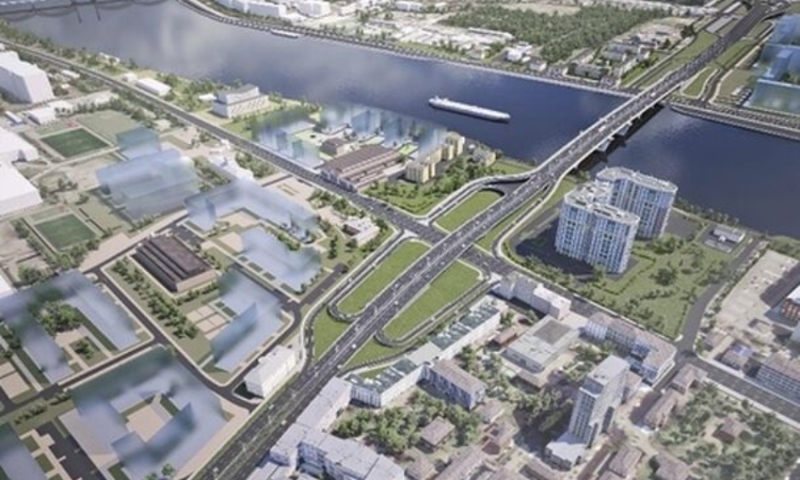 Власти Петербурга опубликовали проект Большого Смоленского моста